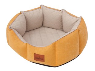 Koera pesa Hobbydog New York Premium, M, Yellow, 53x45 cm цена и информация | Лежаки, домики | hansapost.ee
