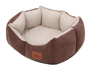 Koera pesa Hobbydog New York Premium, L, Brown, 60x52 cm price and information | Nests, positions | hansapost.ee