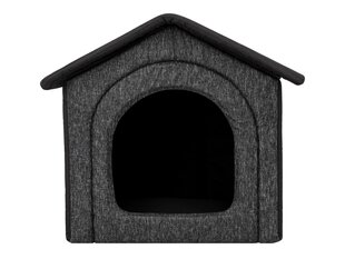 Hobbydog будка Black Ecolen+Black Oxford R2, 38x44 см цена и информация | Лежаки, домики | hansapost.ee