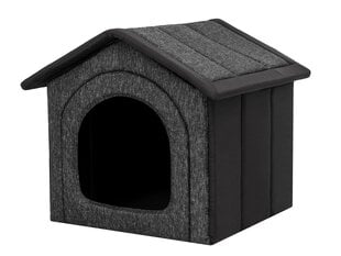 Hobbydog будка Black Ecolen+Black Oxford R2, 38x44 см цена и информация | Лежаки, домики | hansapost.ee