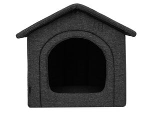 Hobbydog будка Black Ecolen R6, 72x76 см цена и информация | Лежаки, домики | hansapost.ee