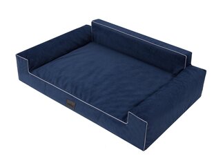 Hobbydog лежак Glamour New Navy Blue Fancy, XL, 98x66 см цена и информация | Лежаки, домики | hansapost.ee