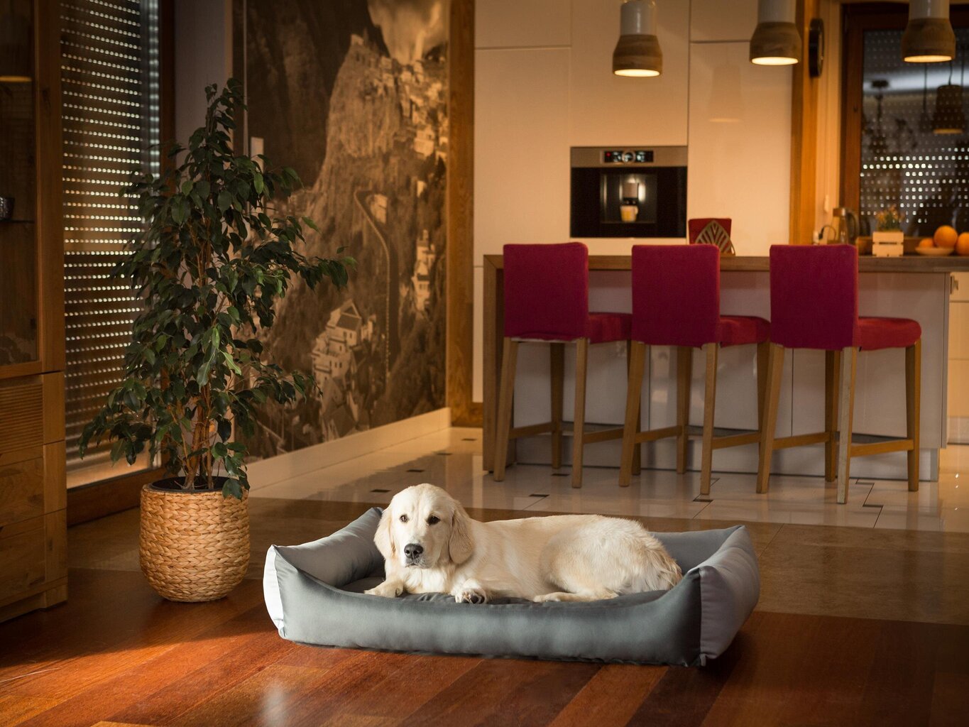 Hobbydog pesa Eco Dark Grey-Light Grey, XL, 82x60 cm цена и информация | Pesad, asemed | hansapost.ee