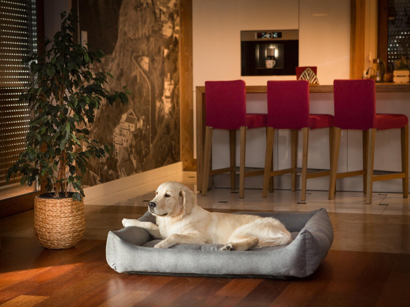 Hobbydog pesa Eco Dark Grey Ekolen, XL, 82x60 cm цена и информация | Pesad, asemed | hansapost.ee