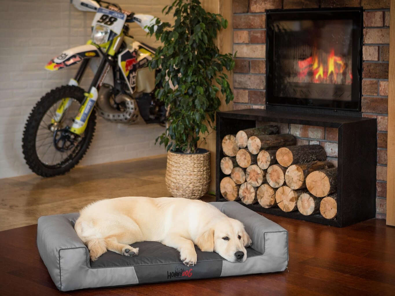Hobbydog pesa Victoria Light Grey XL, 100x66 cm hind ja info | Pesad, asemed | hansapost.ee