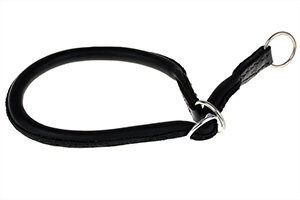 Amibelle кожаный ошейник, черный, 58 см цена и информация | Ошейники, подтяжки для собак | hansapost.ee