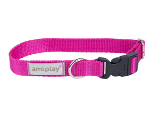 Amiplay регулируемый ошейник Samba, S, Pink цена и информация | Ошейники, подтяжки для собак | hansapost.ee