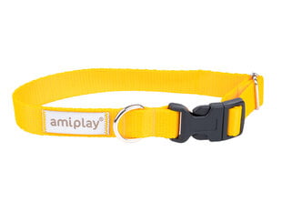 Amiplay регулируемый ошейник Samba, S, Yellow цена и информация | Ошейники, подтяжки для собак | hansapost.ee