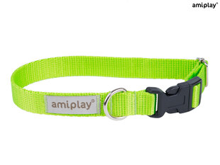 Amiplay reguleeritav kaelarihm Samba, XL, Green hind ja info | Koerte kaelarihmad ja traksid | hansapost.ee