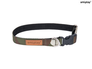 Amiplay reguleeritav kaelarihm Adventure Moro, XL, 45-70x2,5 cm hind ja info | Koerte kaelarihmad ja traksid | hansapost.ee