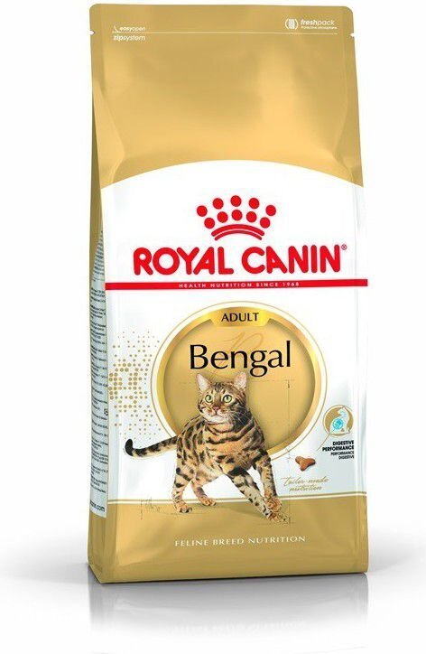 Royal Canin täiskasvanud Bengali kassidele Adult, 2 kg hind ja info | Kassi kuivtoit ja kassikrõbinad | hansapost.ee