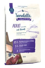 Kassitoit Sanabelle jaanalinnulihaga Adult Ostrich, 10 kg hind ja info | Kassi kuivtoit ja kassikrõbinad | hansapost.ee