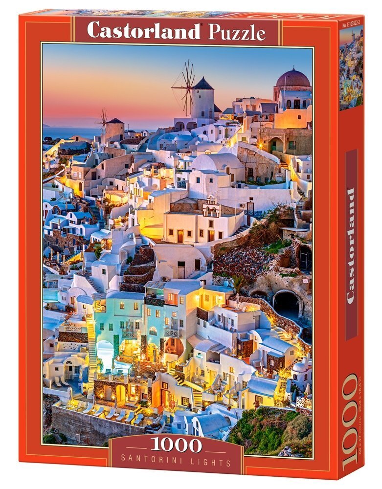 Pusle Castorland Puzzle Santorini Lights, 1000-osaline hind ja info | Pusled lastele ja täiskasvanutele | hansapost.ee