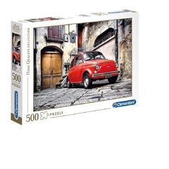 Pusle Clementoni High Quality Collection Fiat 30575, 500- osaline hind ja info | Pusled lastele ja täiskasvanutele | hansapost.ee