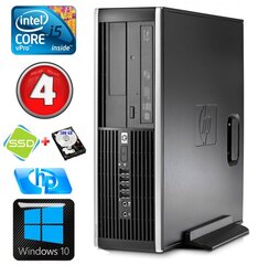 HP 8100 Elite SFF i5-650 4GB 120SSD+500GB DVD WIN10 hind ja info | Lauaarvutid | hansapost.ee