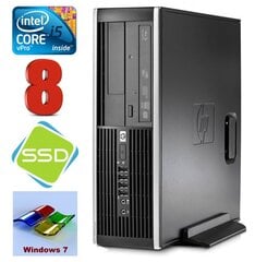 HP 8100 Elite SFF i5-650 8GB 120SSD DVD WIN7Pro hind ja info | Lauaarvutid | hansapost.ee