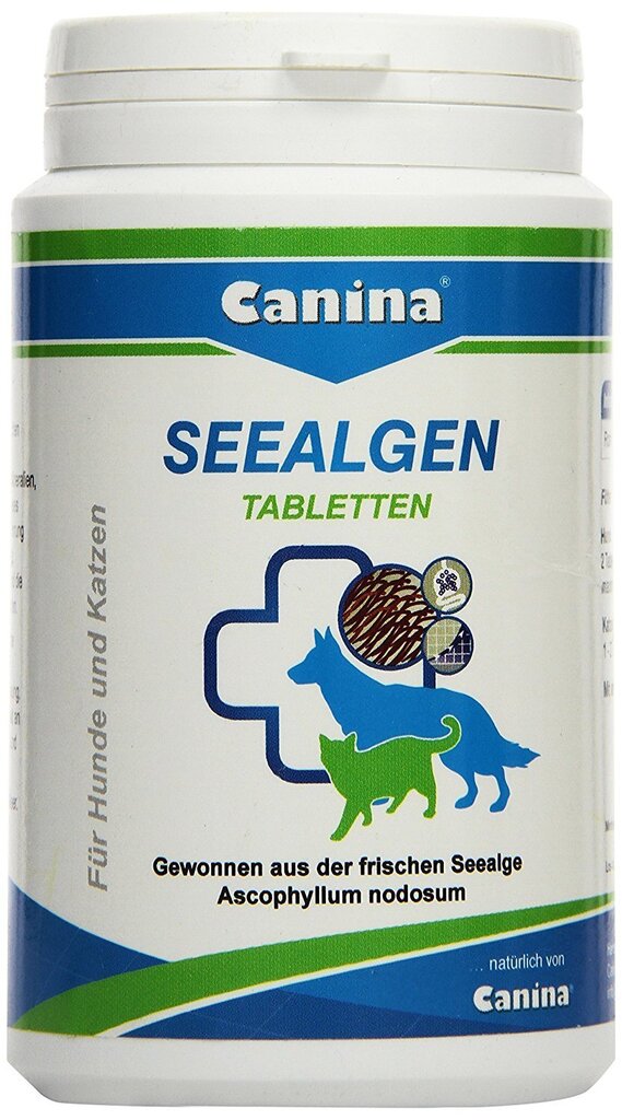 Tabletid Canina Seealgen N225, 225 g hind ja info | Vitamiinid ja parasiiditõrje | hansapost.ee