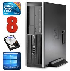 HP 8100 Elite SFF i5-650 8GB 500GB DVD WIN10 hind ja info | Lauaarvutid | hansapost.ee