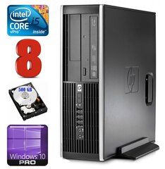 HP 8100 Elite SFF i5-650 8GB 500GB DVD WIN10Pro hind ja info | Lauaarvutid | hansapost.ee