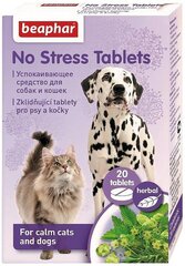 Rahustavad tabletid koertele Beaphar No Stress, 20 tk hind ja info | Vitamiinid ja parasiiditõrje | hansapost.ee