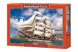 Pusle Puzzle Castorland Tall Ship Leaving Harbour, 500 tk hind ja info | Pusled lastele ja täiskasvanutele | hansapost.ee
