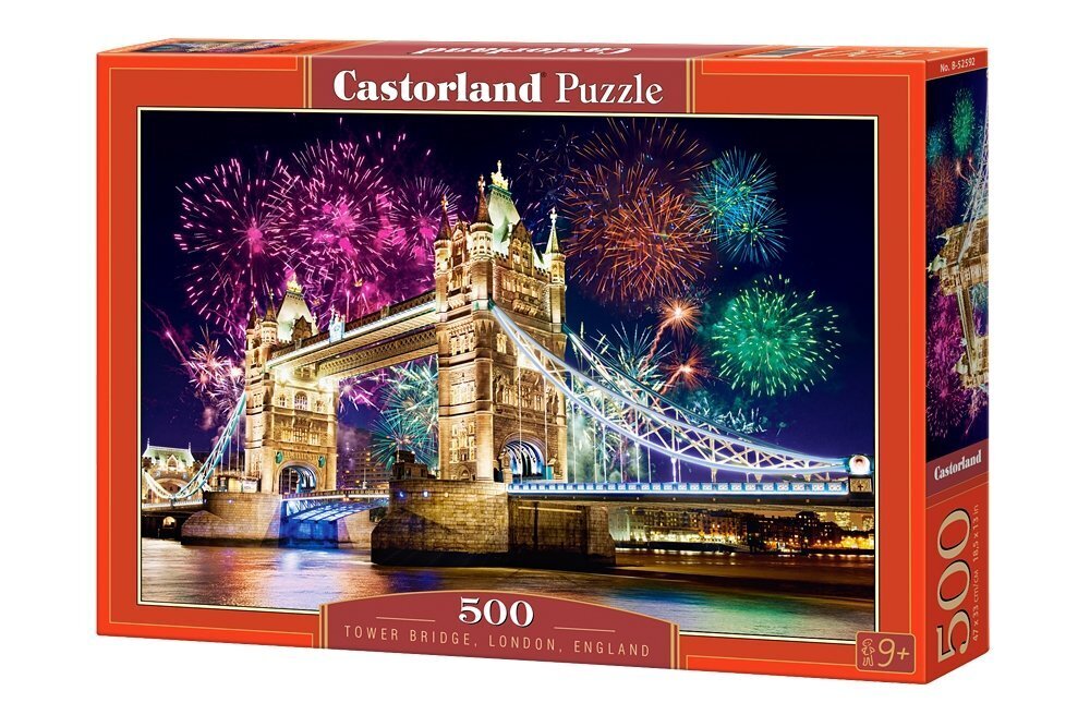 Pusle Puzzle Castorland Tower Bridge, England, 500 tk цена и информация | Pusled lastele ja täiskasvanutele | hansapost.ee