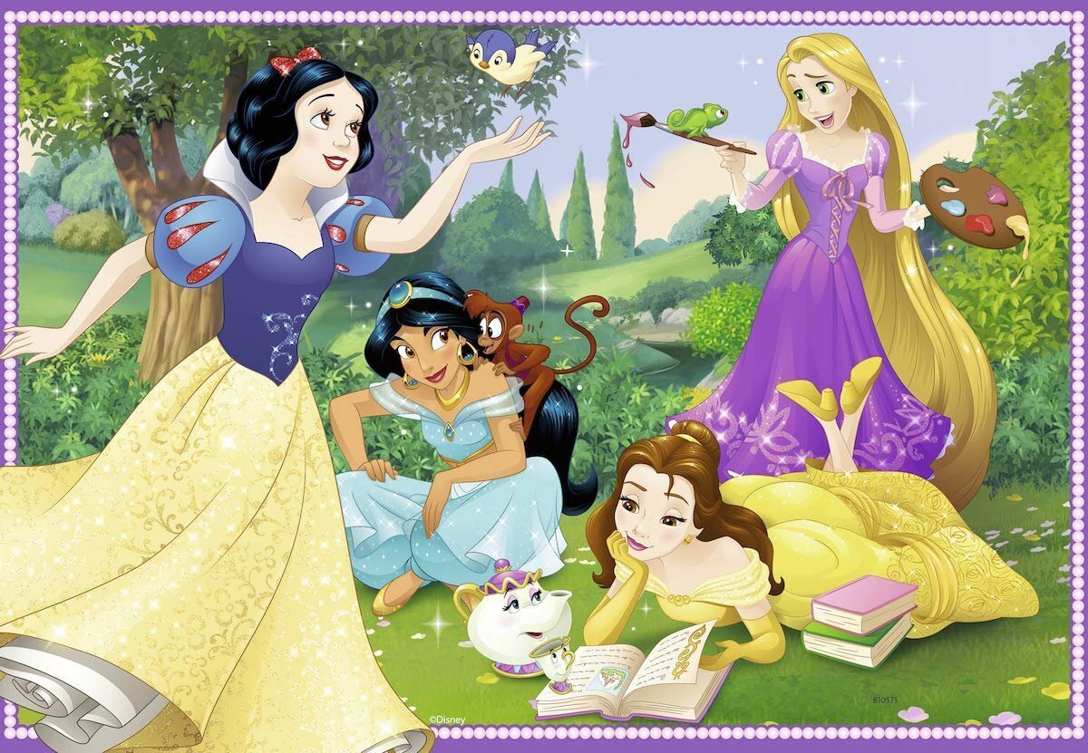 Pusle Ravensburger Disney Princess (Disney printsess), 7620, 2 x 12 osa цена и информация | Pusled lastele ja täiskasvanutele | hansapost.ee