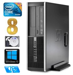 HP 8100 Elite SFF i5-650 8GB 2TB DVD WIN10 [refurbished] цена и информация | Стационарные компьютеры | hansapost.ee