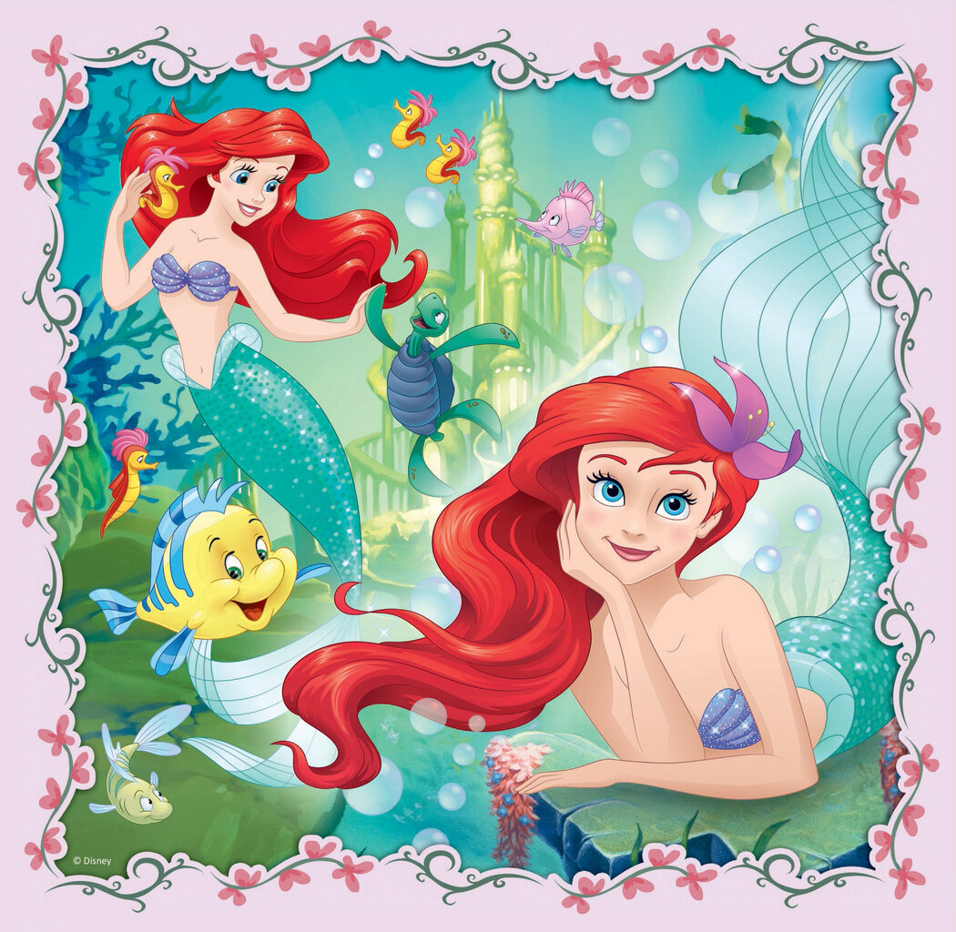 Pusle komplekt Trefl 3 in 1 Disney Princess, 20+50+36 цена и информация | Pusled lastele ja täiskasvanutele | hansapost.ee