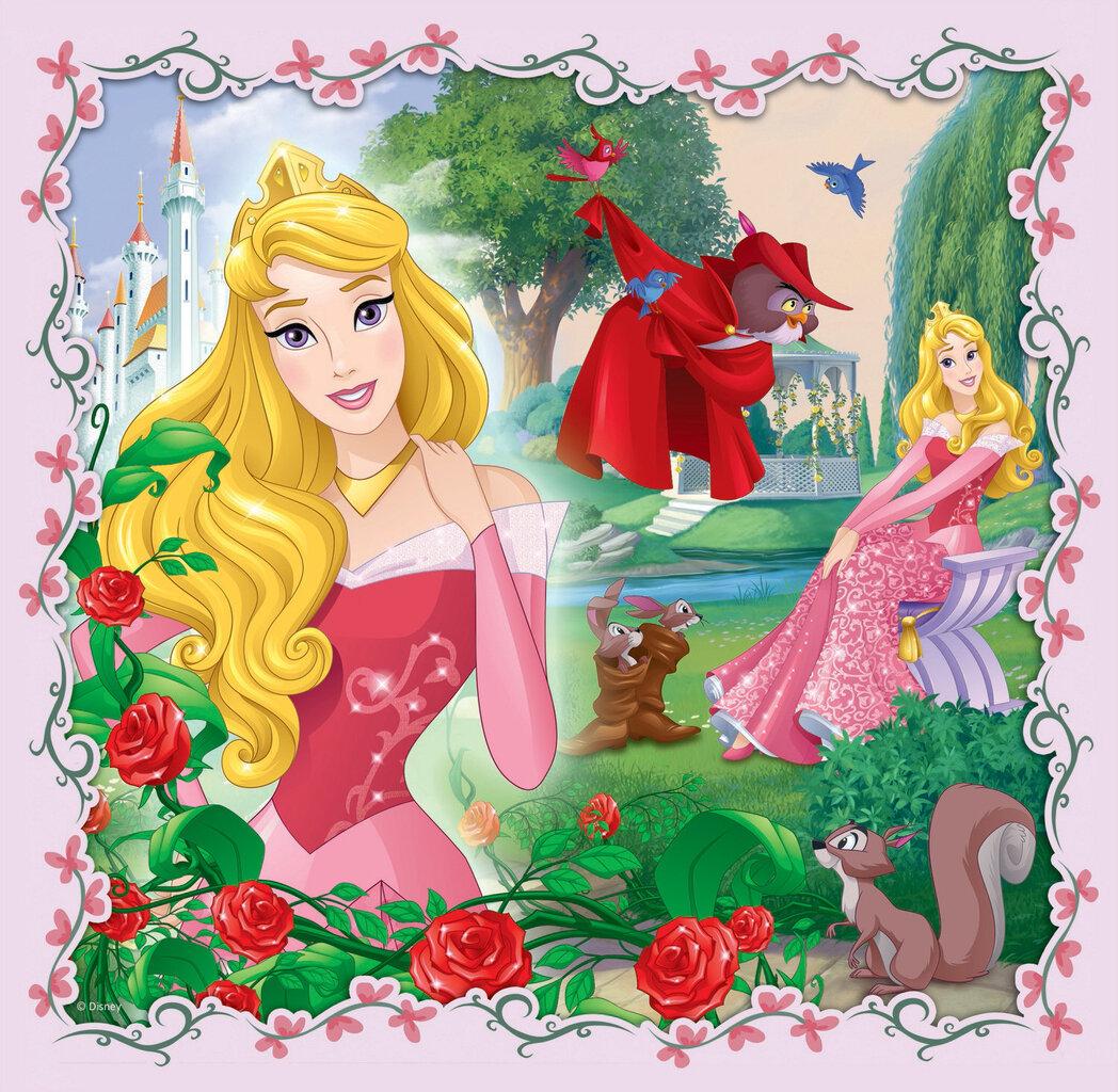 Pusle komplekt Trefl 3 in 1 Disney Princess, 20+50+36 цена и информация | Pusled lastele ja täiskasvanutele | hansapost.ee