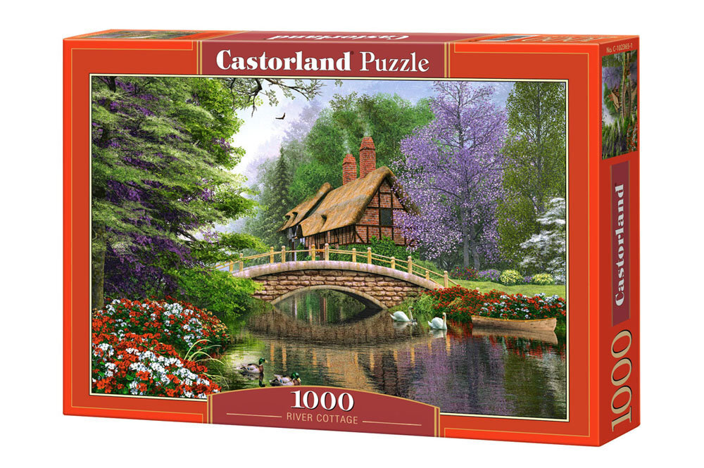 Pusle Castorland Puzzle River Cottage, 1000-osaline цена и информация | Pusled lastele ja täiskasvanutele | hansapost.ee