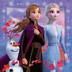 Pusle Ravensburger Frozen 2 Teekond algab, 3 x 49 osa, 5011 hind ja info | Pusled lastele ja täiskasvanutele | hansapost.ee