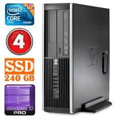 HP 8100 Elite SFF i5-650 4GB 240SSD DVD WIN10Pro [refurbished] hind ja info | Lauaarvutid | hansapost.ee