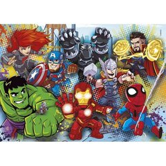 Головоломка Clementoni Super Color 4-in-1 Superhero Adventures 160 д. цена и информация | Пазлы | hansapost.ee