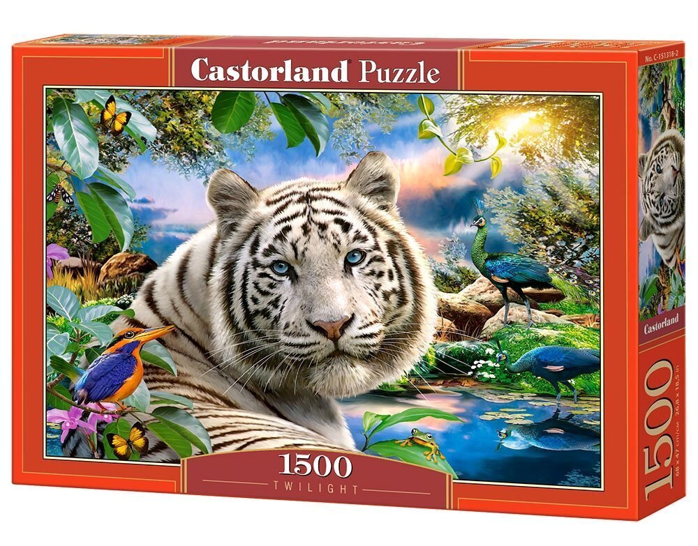 Pusle Puzzle Castorland Twilight (Tiiger päikseloojangul), 1500 osa. цена и информация | Pusled lastele ja täiskasvanutele | hansapost.ee