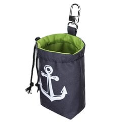 Hobbydog maiustuste kott Dark Blue Anchor, 18x5x12 cm price and information | Koerte dresseerimiseks | hansapost.ee