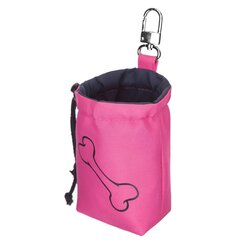 Hobbydog maiustuste kott Pink Bone, 18x5x12 cm hind ja info | Koerte dresseerimiseks | hansapost.ee