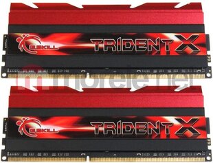 G.Skill TridentX DDR3 2x4GB 2400MHz CL10 (F3-2400C10D-8GTX) hind ja info | Operatiivmälu | hansapost.ee