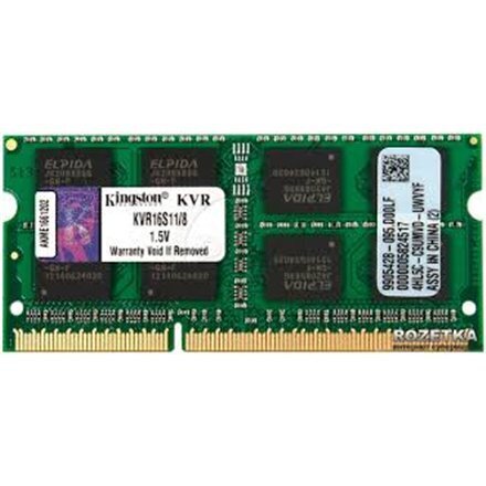 KINGSTON DDR3-1600 8GB SO-DIMM CL11 цена и информация | Operatiivmälu | hansapost.ee