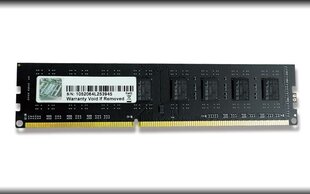 G.Skill DDR3 4GB 1333MHz, CL9 (F3-1333C9S-4GNS) hind ja info | G.Skill Arvutid ja IT- tehnika | hansapost.ee