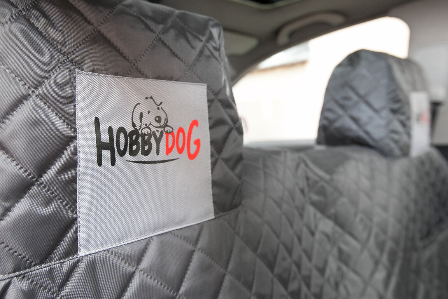 Autoistme kate külgedega Hobbydog, hall, 220x140 cm цена и информация | Koerte reisitarvikud | hansapost.ee