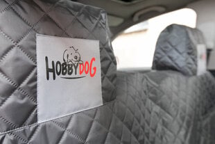 Hobbydog autoistme kate külgede ja velcro-kinnitusega, hall, 160x140 cm hind ja info | Koerte reisitarvikud | hansapost.ee