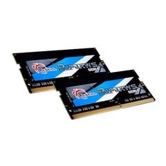 G.Skill Ripjaws DDR4 SODIMM 2x8GB 3200MHz, CL18 (F4-3200C18D-16GRS) hind ja info | Operatiivmälu | hansapost.ee