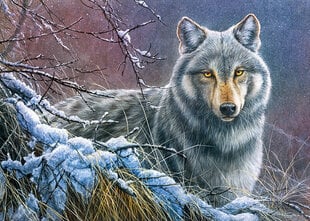 Pusle CherryPazzi Grey Wolf, 1000-osaline hind ja info | Pusled lastele ja täiskasvanutele | hansapost.ee