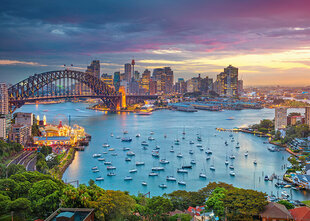 CherryPazzi pusle Sydney Skyline 1000 o. hind ja info | Pusled lastele ja täiskasvanutele | hansapost.ee