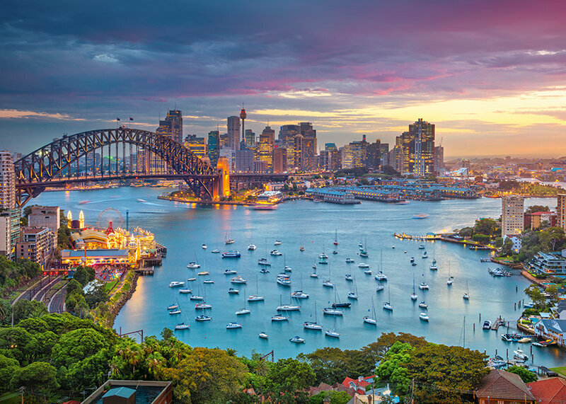 CherryPazzi pusle Sydney Skyline 1000 o. цена и информация | Pusled lastele ja täiskasvanutele | hansapost.ee