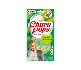 Churu Pops kassimaius tuunikala ja kanaga 4x15g hind ja info | Kasside maiused | hansapost.ee