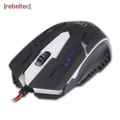 Rebeltec Cobra, черный/белый цена и информация | Компьютерные мыши | hansapost.ee
