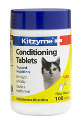 Toidulisand kassidele Kitzyme N100 hind ja info | Toidulisandid, vitamiinid ja parasiiditõrje | hansapost.ee