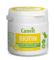 Vitamiinid kassidele Canvit Biotin tabletid N100 100g hind ja info | Toidulisandid, vitamiinid ja parasiiditõrje | hansapost.ee